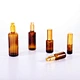 10ml 15ml 30ml 50ml 100ml amber glass bottle for skin care package round shoulder glass lotion bottle and dropper bottle